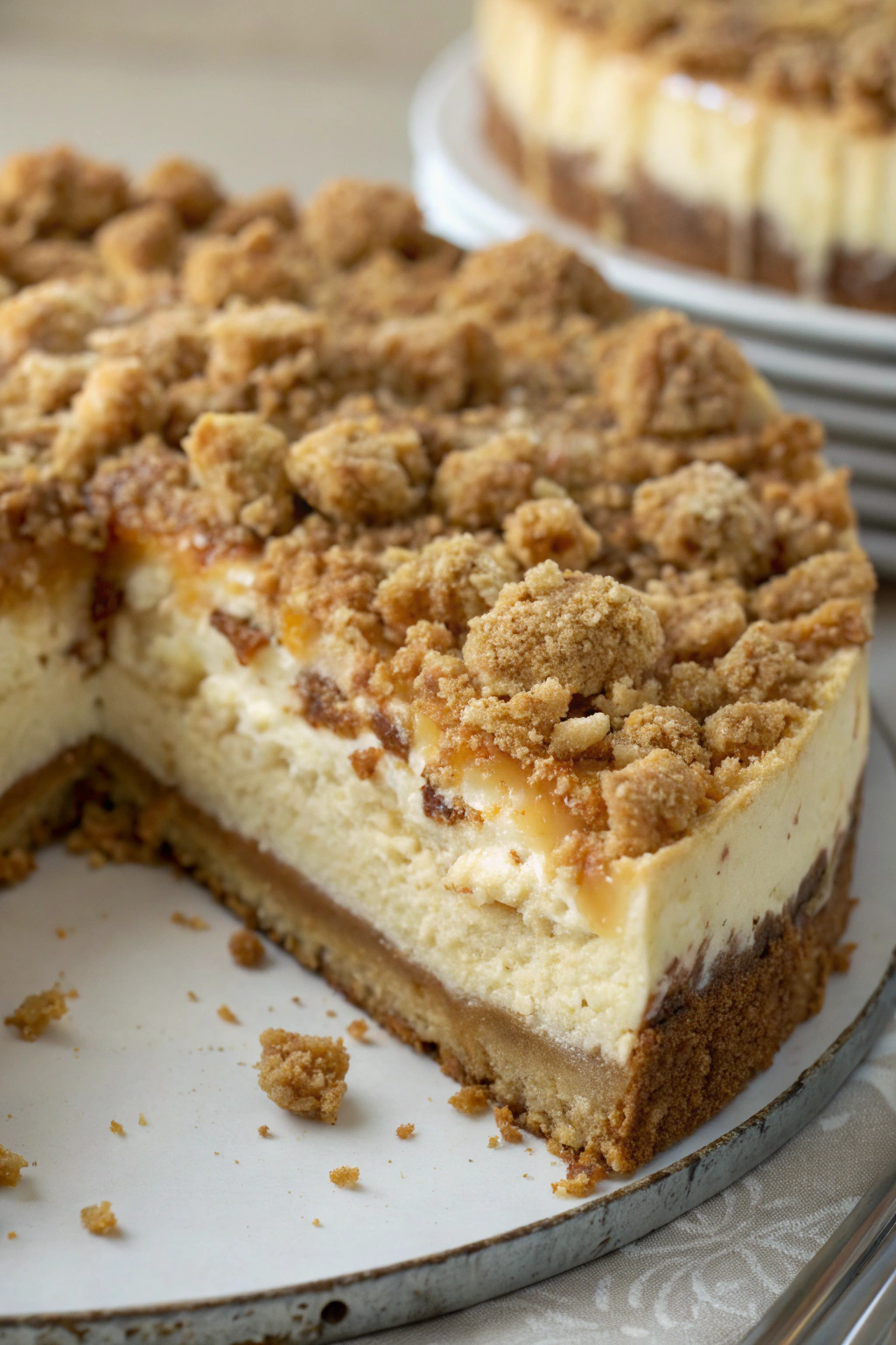 Apple Crumble Cheesecake Recipe