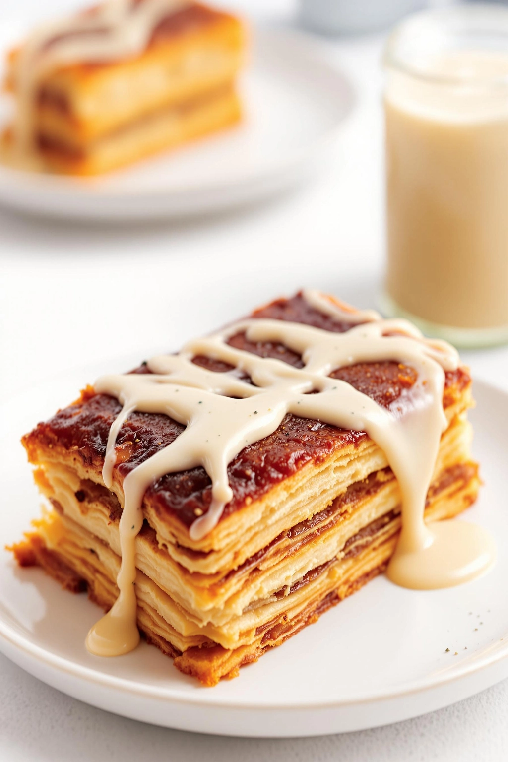 Apple Mille Feuille with Vanilla Custard Recipe
