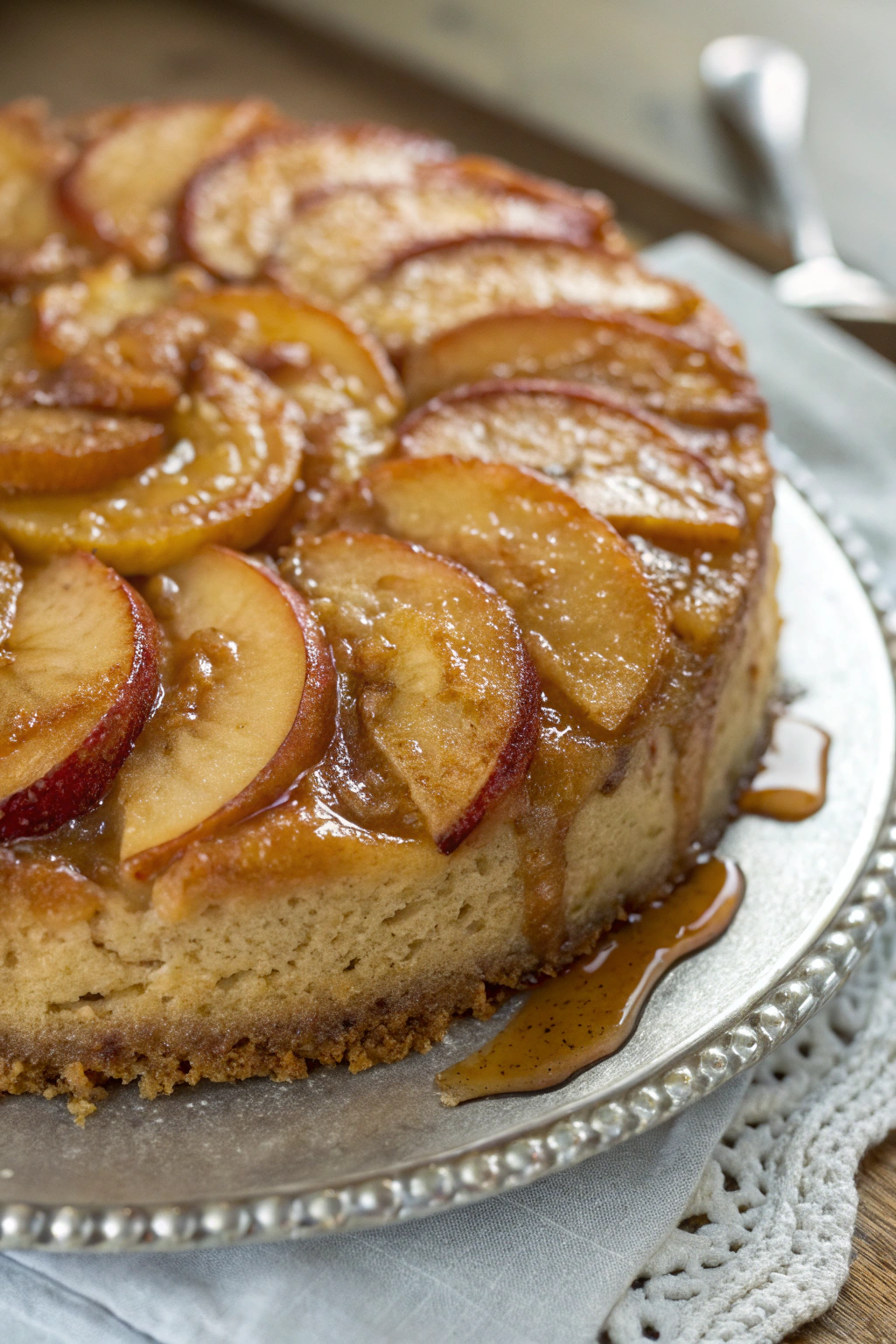 Caramel Apple Upside Down Cake Recipe