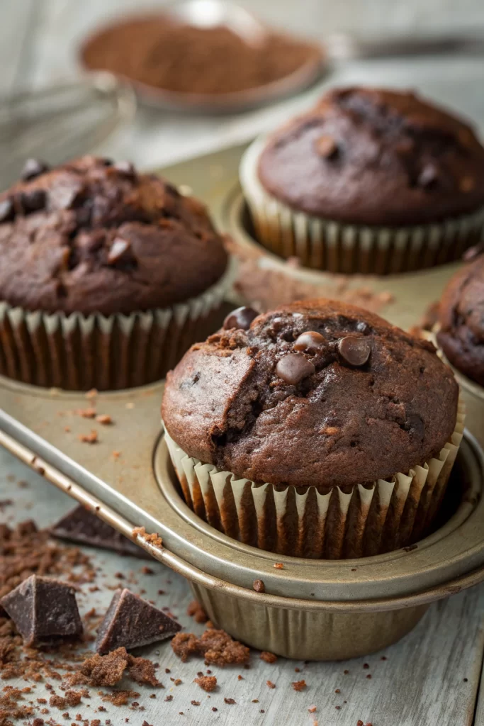 Chocolate Zucchini Muffins Recipe