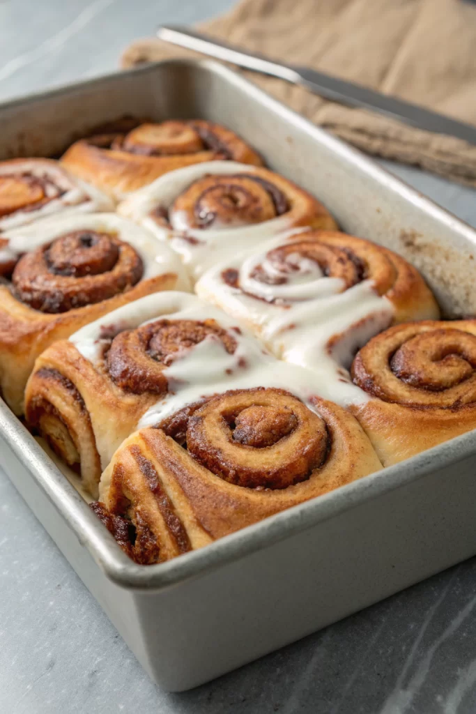Fluffy Cinnamon Rolls with Creamy Glaze Recipe