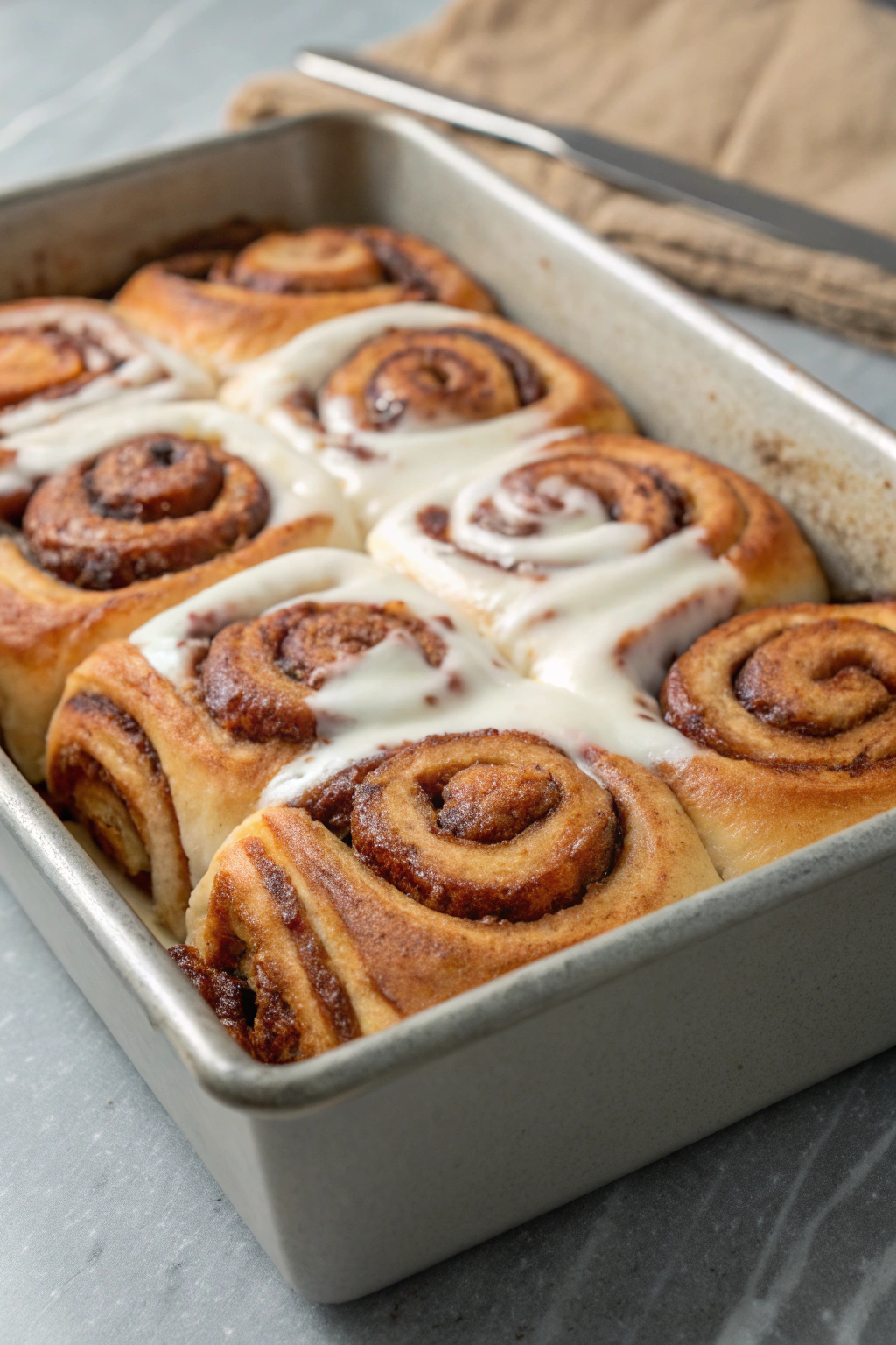 Fluffy Cinnamon Rolls with Creamy Glaze Recipe