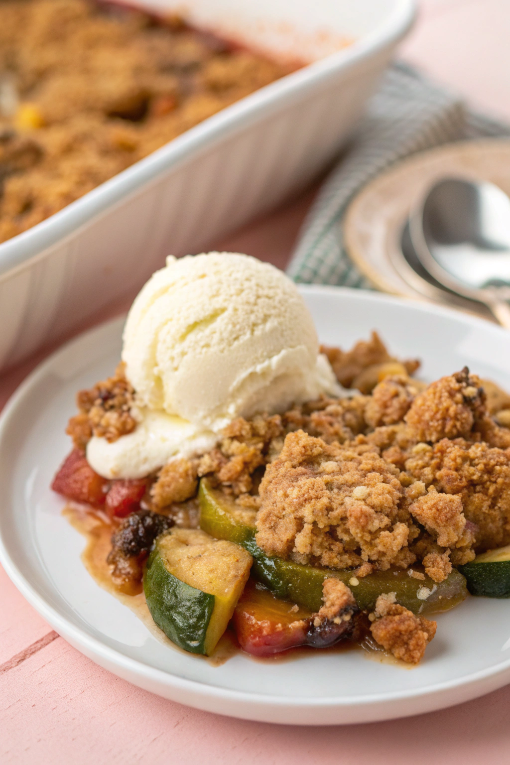 Zucchini Apple Crisp Recipe