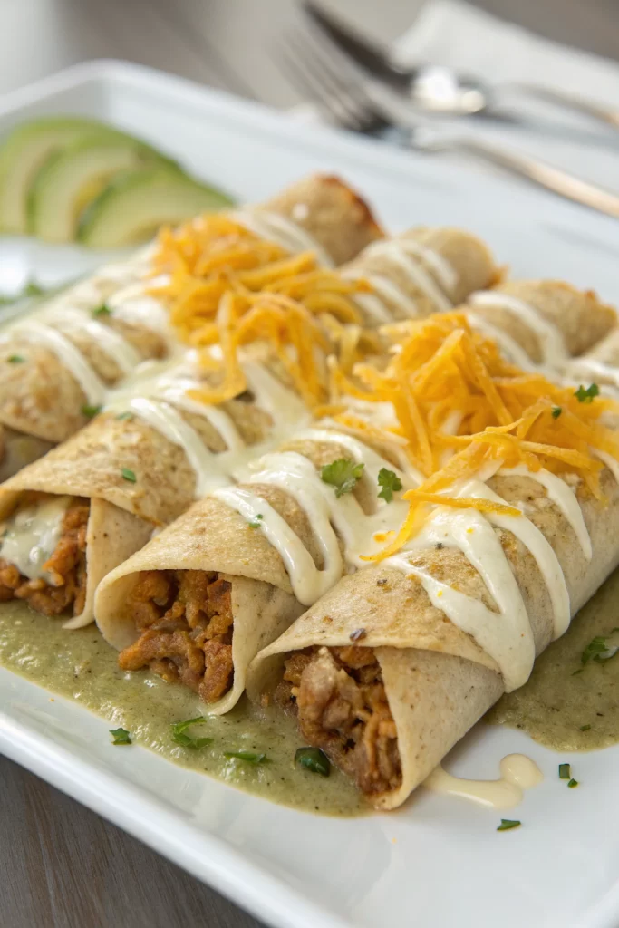 Baked Chicken Burritos Recipe