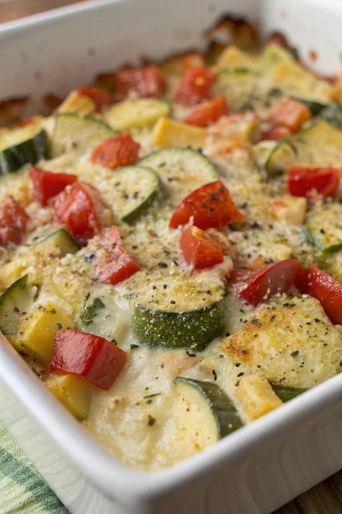 Baked Zucchini and Cheese Recipe