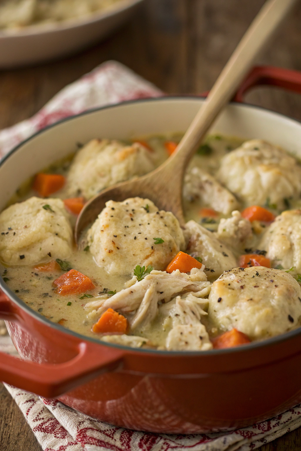 Chicken and Pumpkin Dumplings Recipe