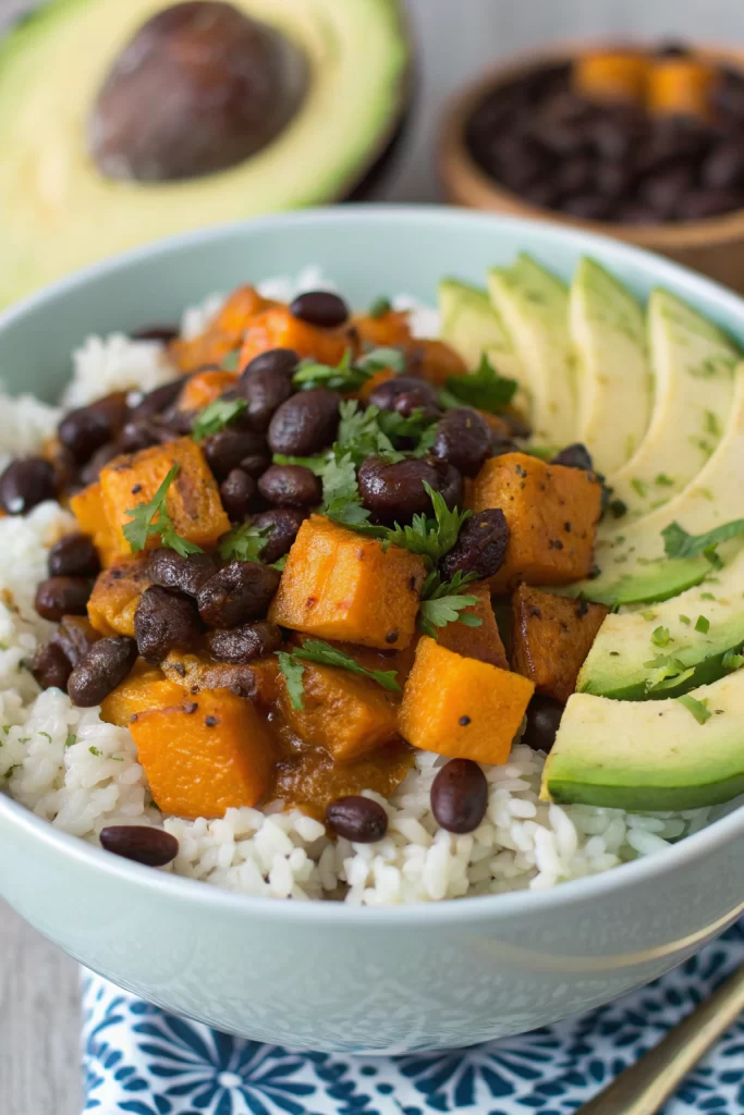 Chipotle Roasted Butternut Squash and Black Beans