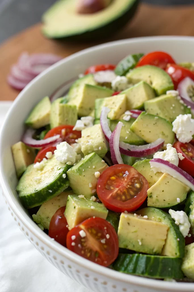 Cucumber Avocado Salad Recipe
