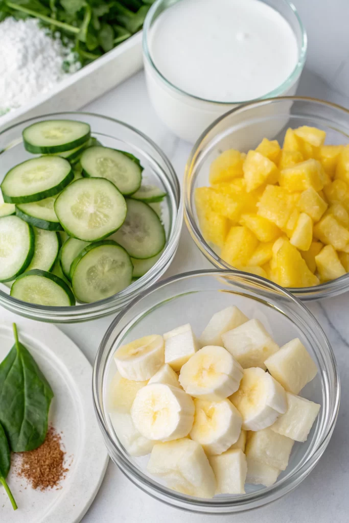 Cucumber Pineapple Smoothie Recipe