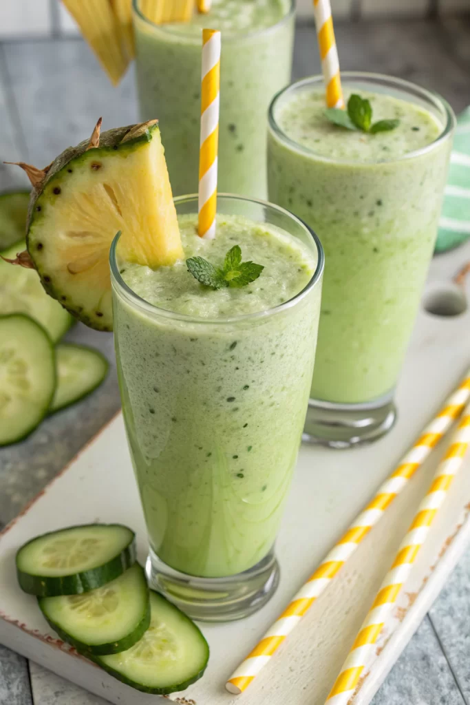 Cucumber Tropical Smoothie Recipe