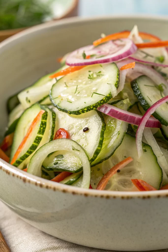 Cucumber Vinegar Salad Recipe