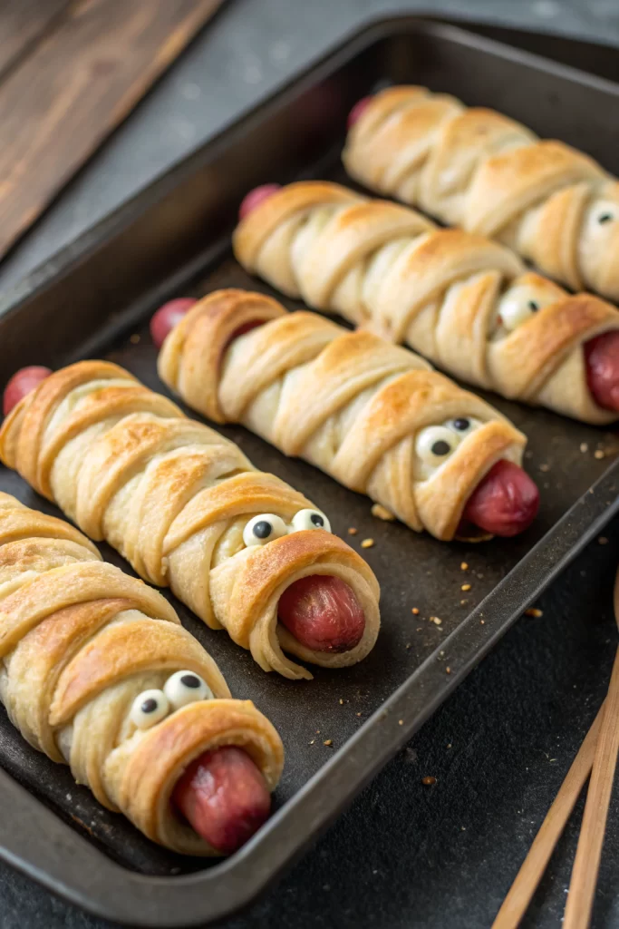 Easy Mummy Hot Dogs Recipe