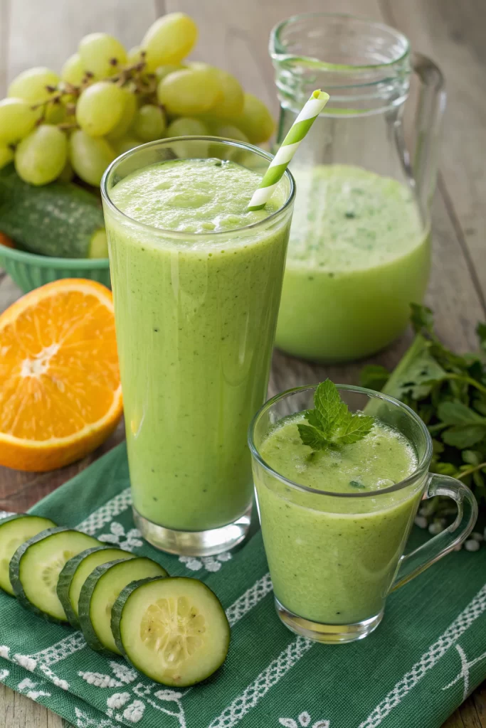 Green Detox Cucumber Smoothie Recipe