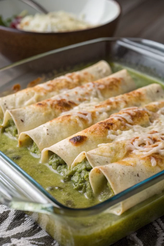 Hatch Green Chile Enchiladas Recipe