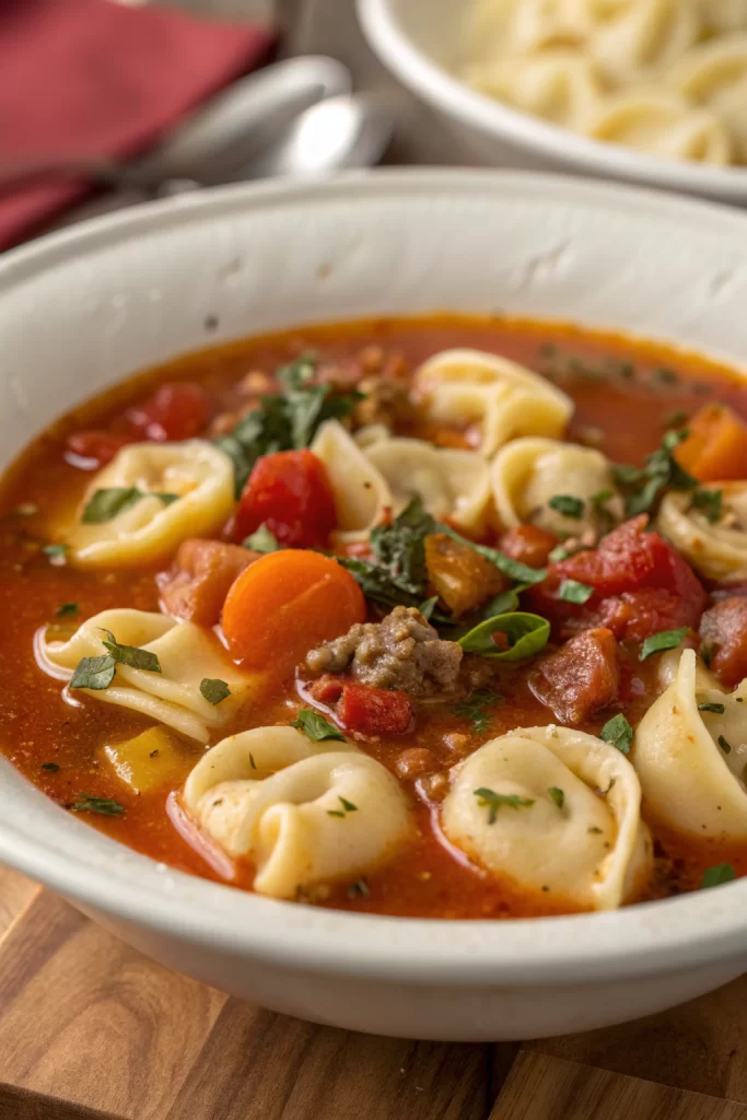 Healthy Tortellini Soup Recipe