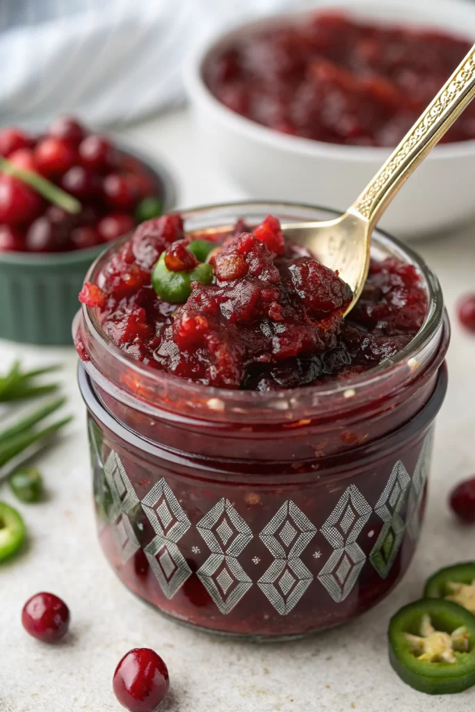 Homemade Cranberry Jalapeño Jam Recipe