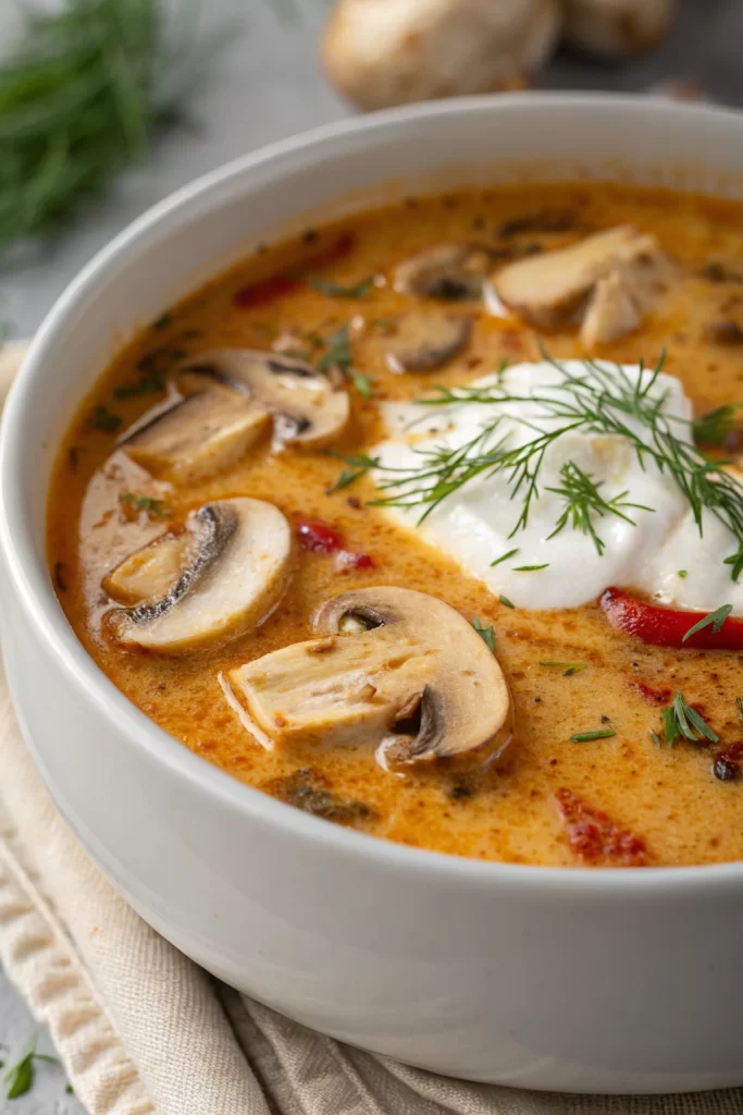Hungarian Mushroom Soup Recipe
