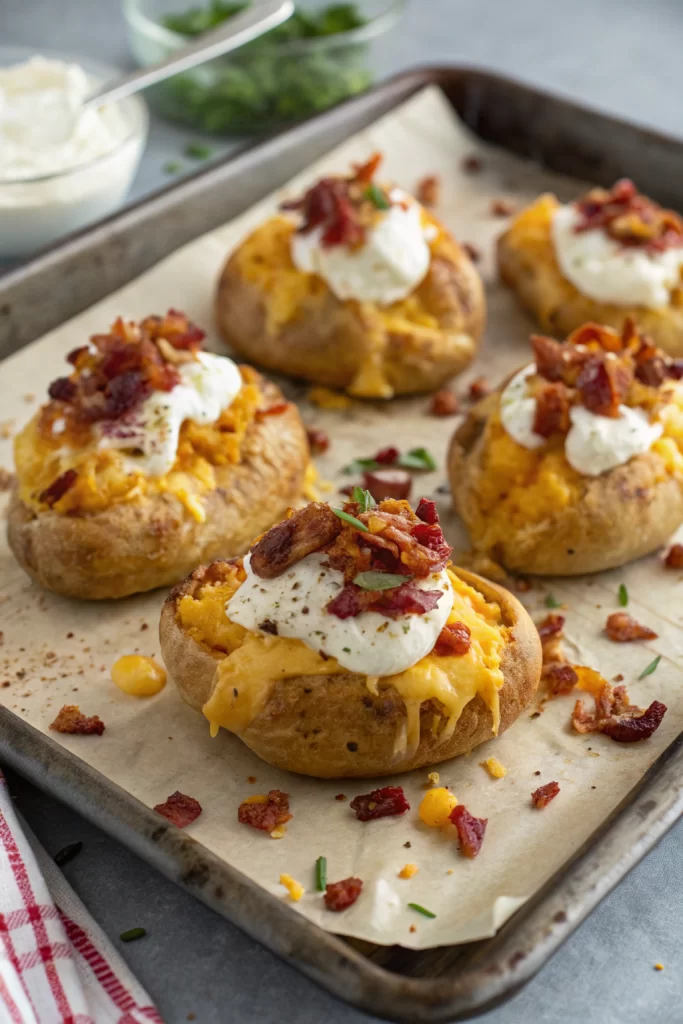 Loaded Smashed Potatoes Recipe