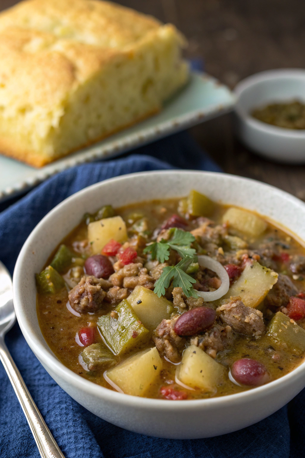 One Pot Hatch Green Chile Stew Recipe