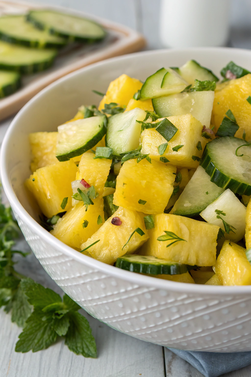 Pineapple Cucumber Salad Recipe