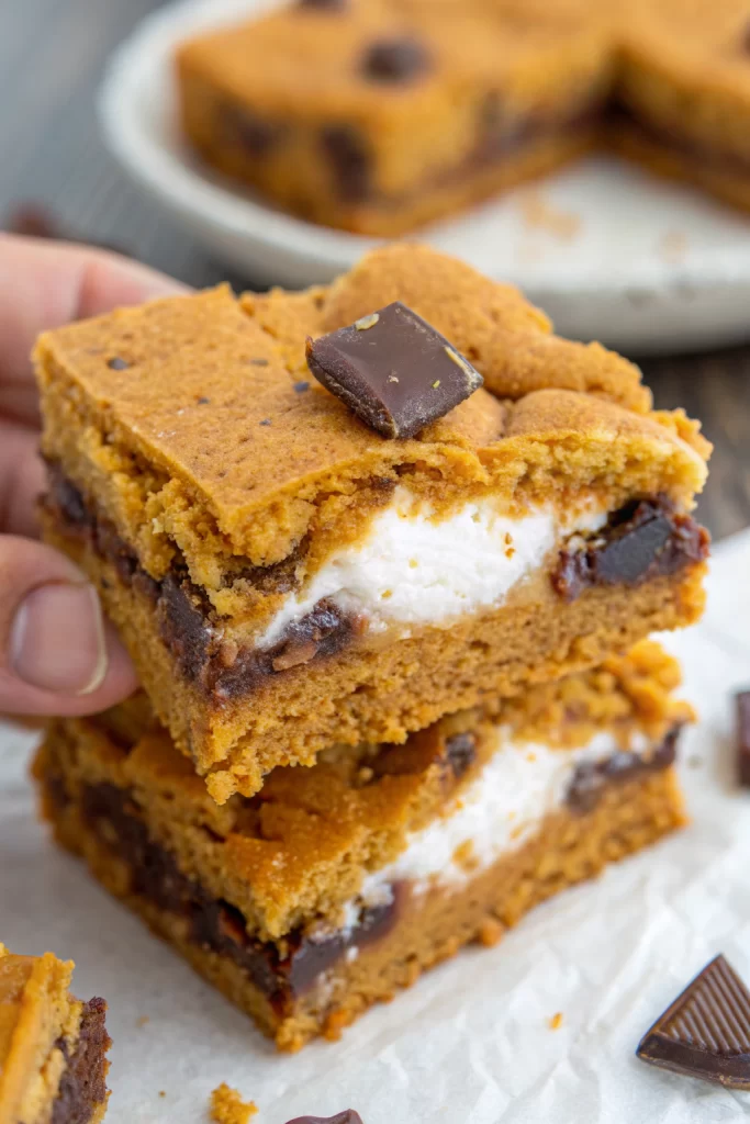 Pumpkin S'mores Bars Recipe