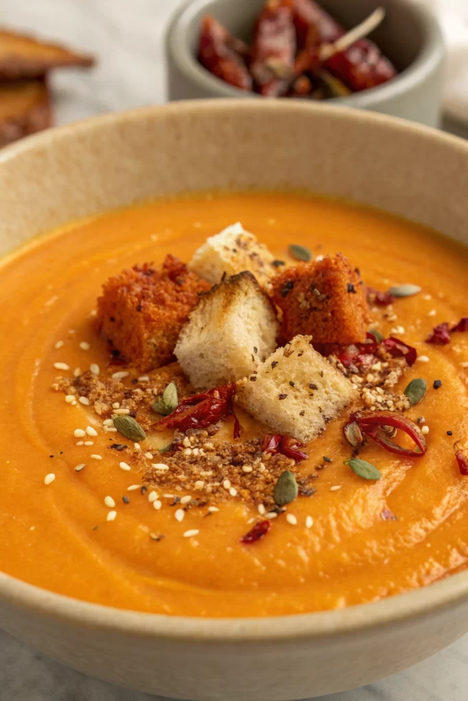 Roast Carrot Soup Recipe