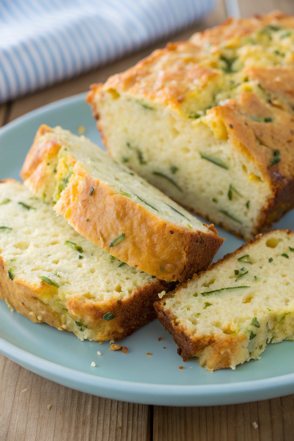 Savory Cheddar Zucchini Bread