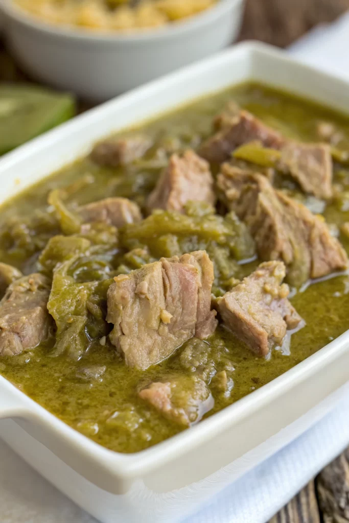 Slow Cooker Hatch Green Chile Verde Recipe