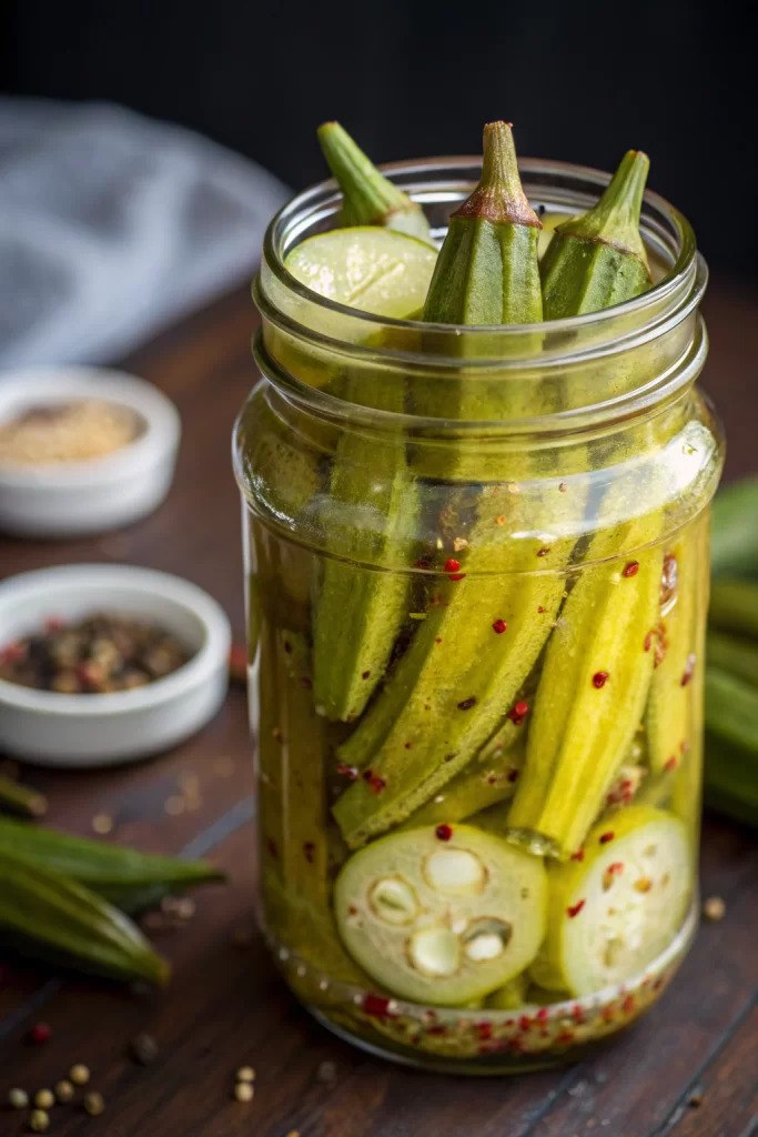 Spicy Pickled Okra Recipe
