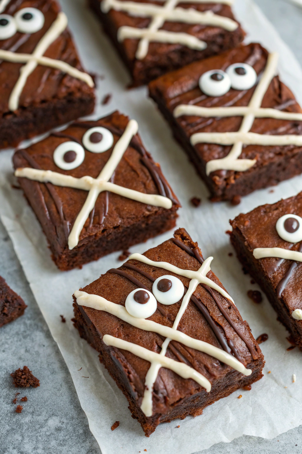Spooky Mummy Brownies Recipe