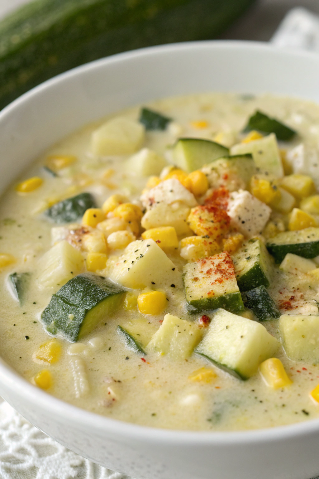 Summer Corn and Zucchini Chowder Recipe
