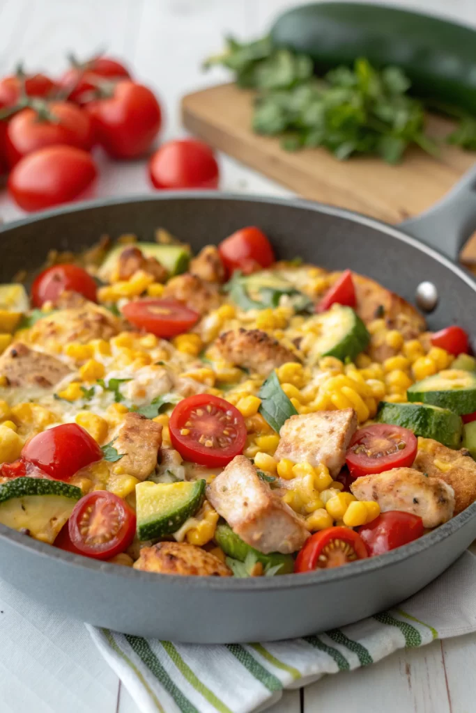 Tex Mex Chicken and Zucchini Recipe