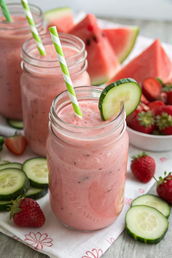 Watermelon Cucumber Smoothie Recipe