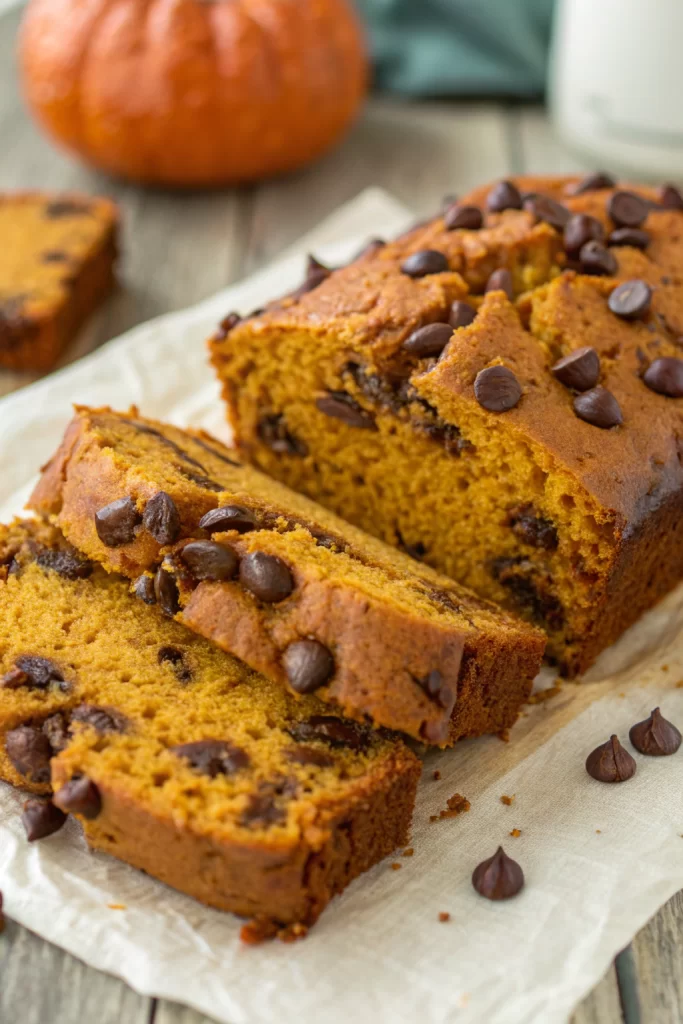 Banana Chocolate Chip Pumpkin Bread Recipe