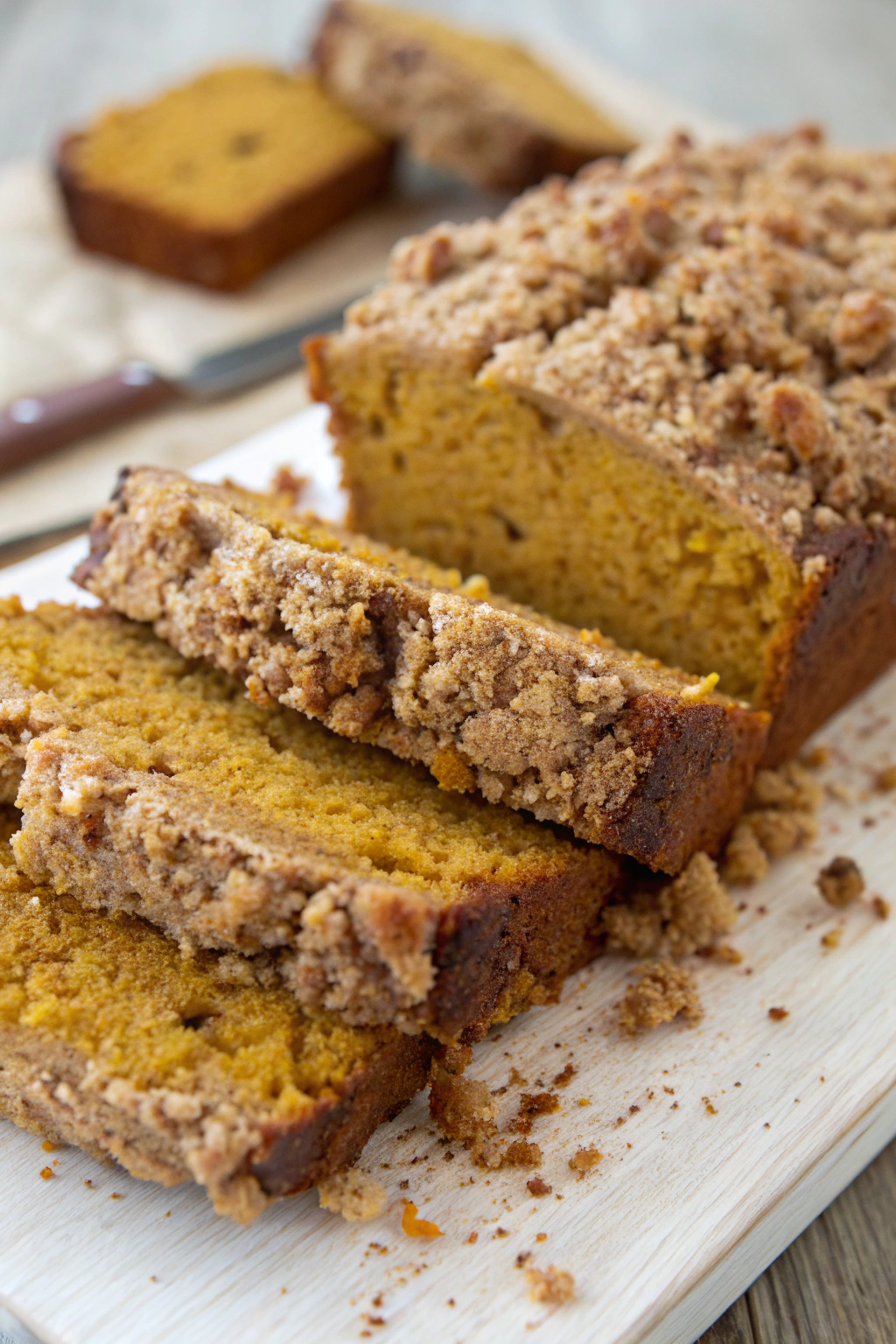 Banana Pumpkin Bread with Streusel Topping