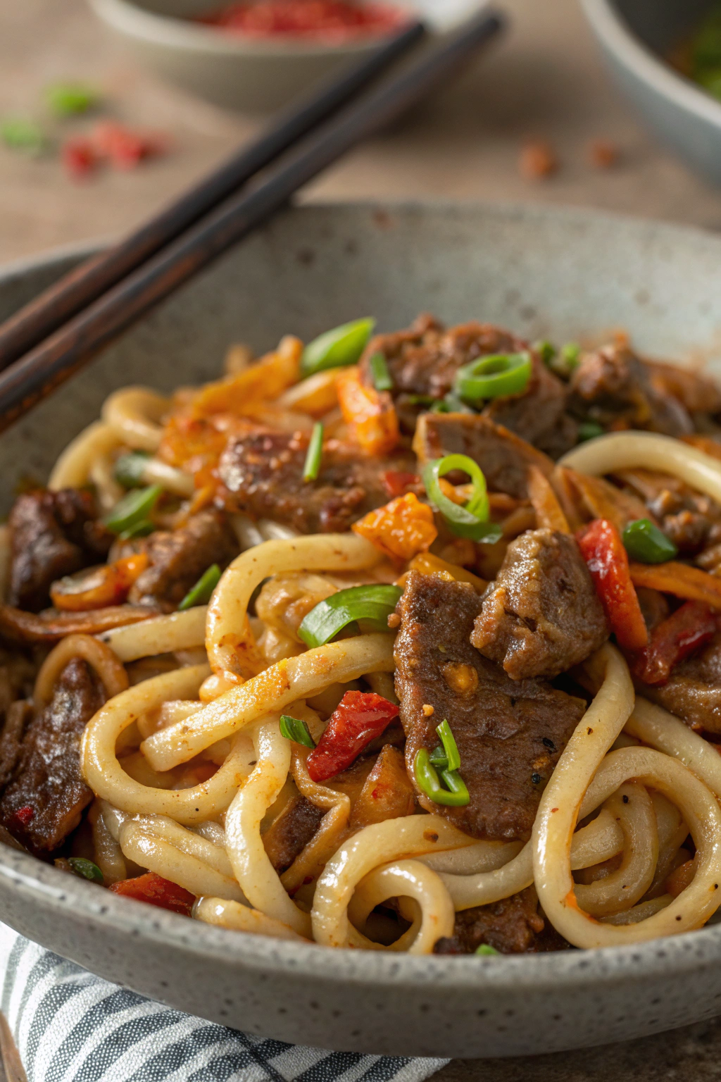 Bulgogi Beef Udon Stir Fry Recipe