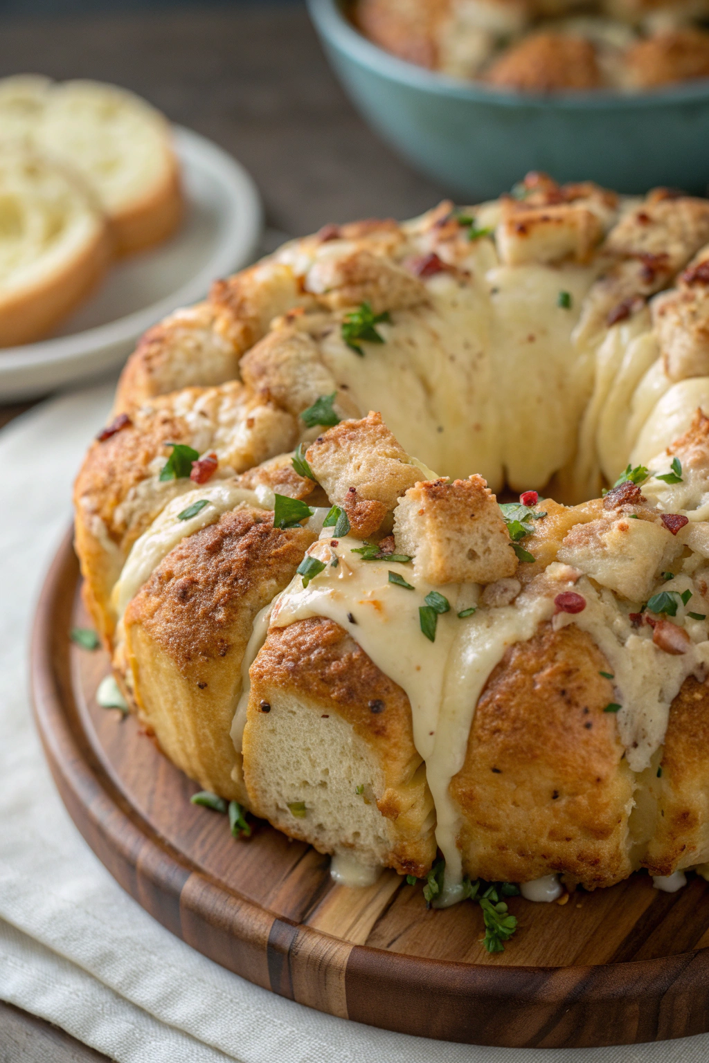 Chicken Alfredo Monkey Bread Recipe