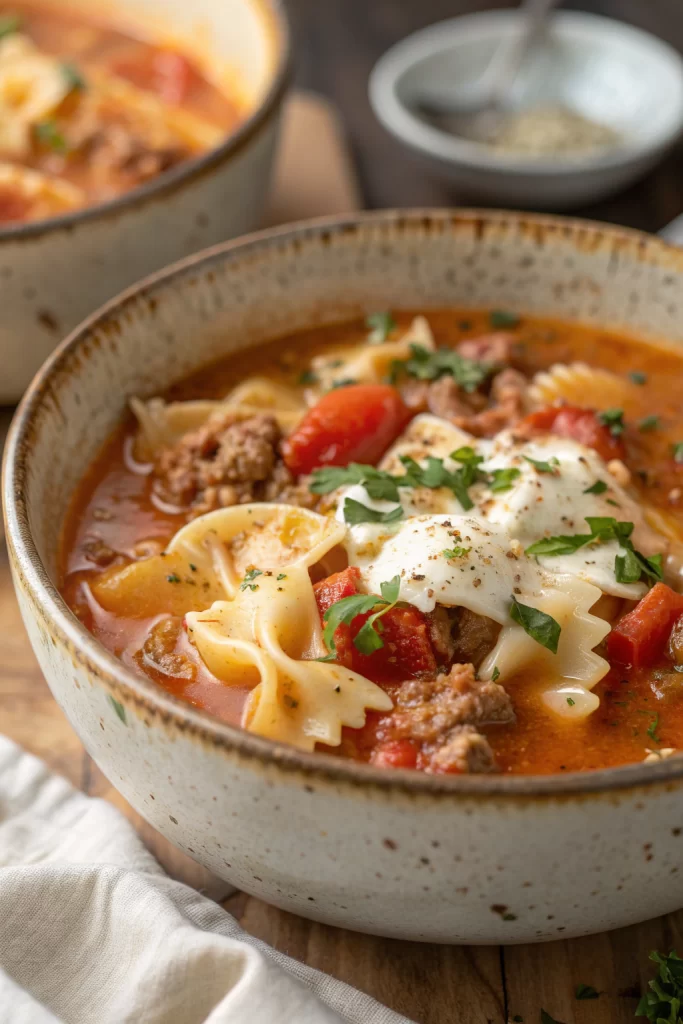 Creamy Lasagna Soup Recipe