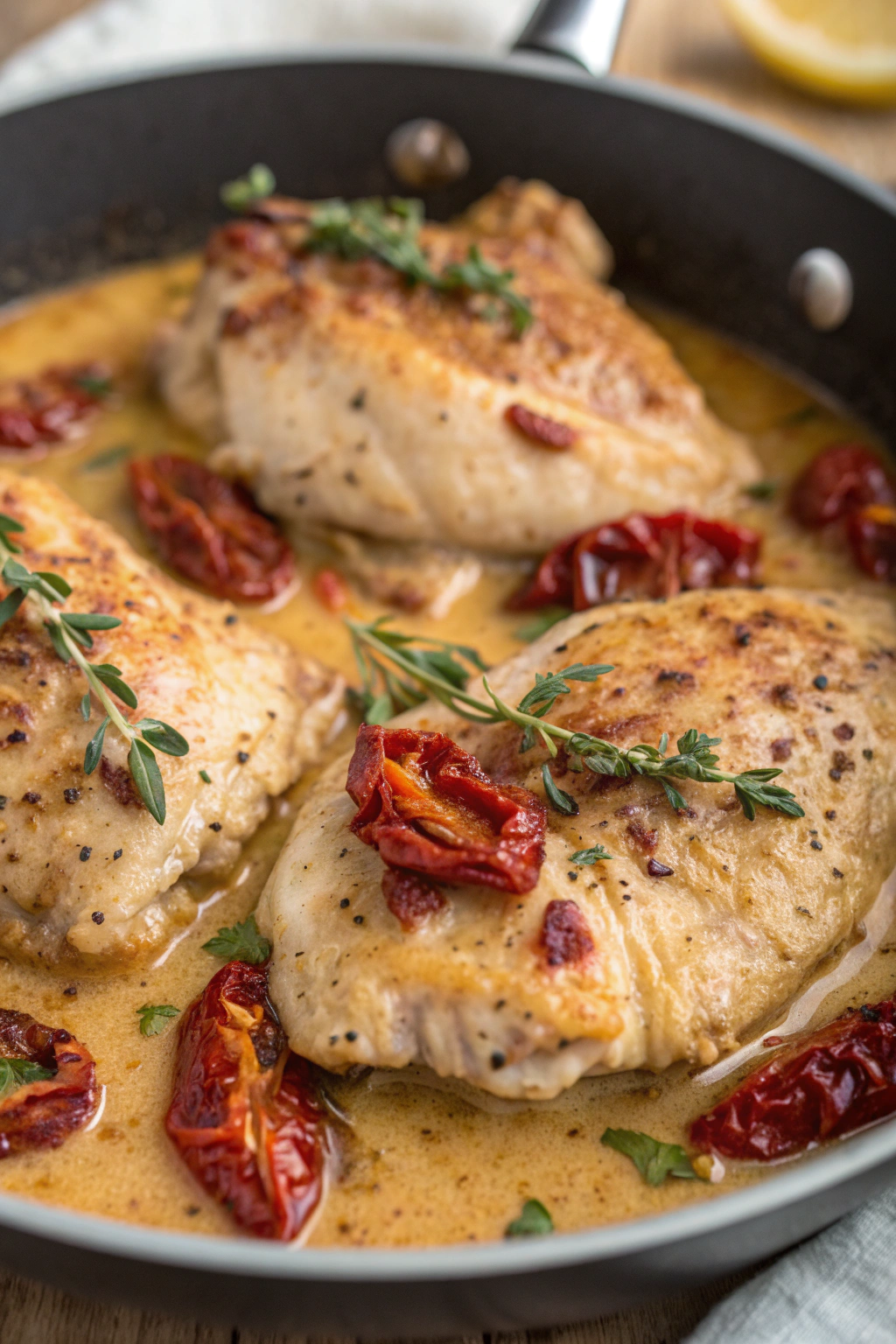 Creamy Sun-Dried Tomato Chicken Recipe