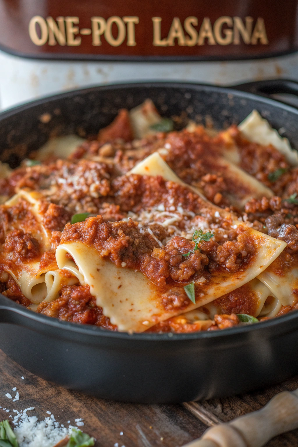 One Pot Lasagna Soup Recipe