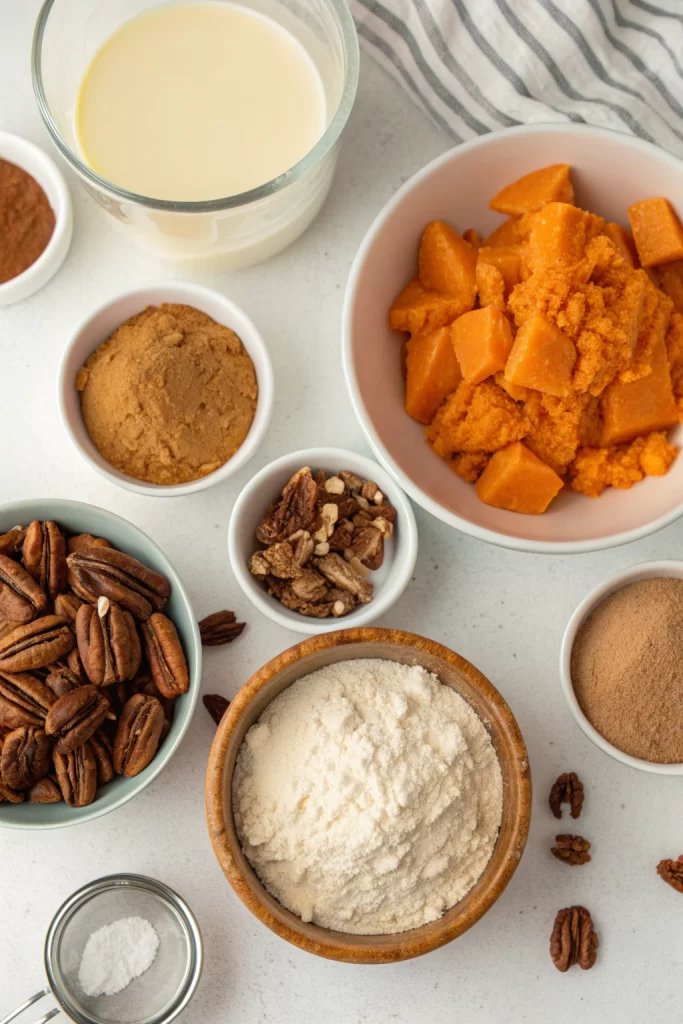 Pumpkin Dump Cake with Sweetened Condensed Milk