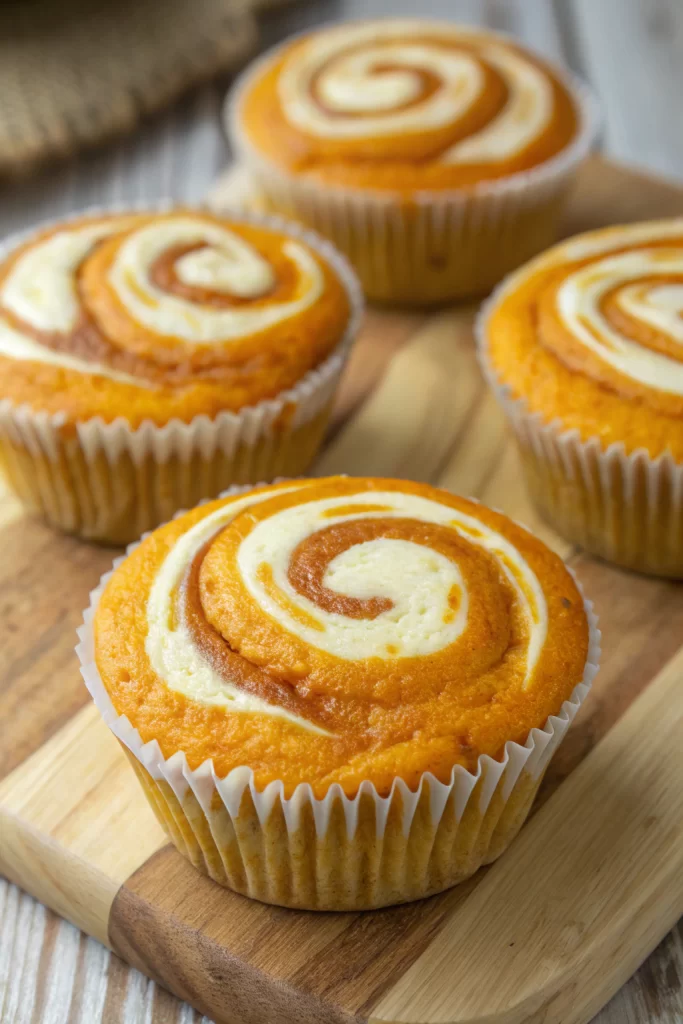 Pumpkin Swirl Muffins Recipe