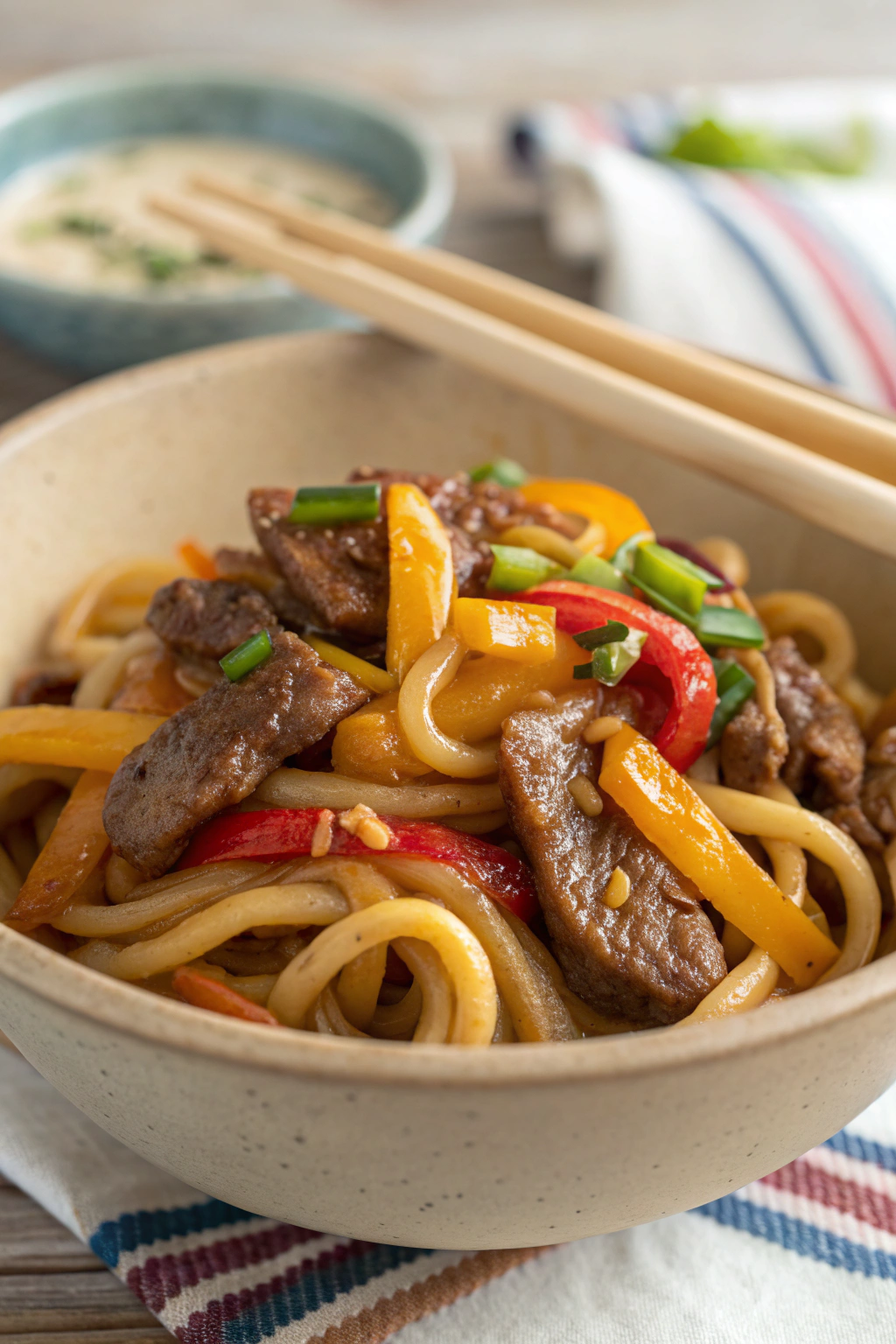 Tasty Beef Udon Stir Fry Recipe