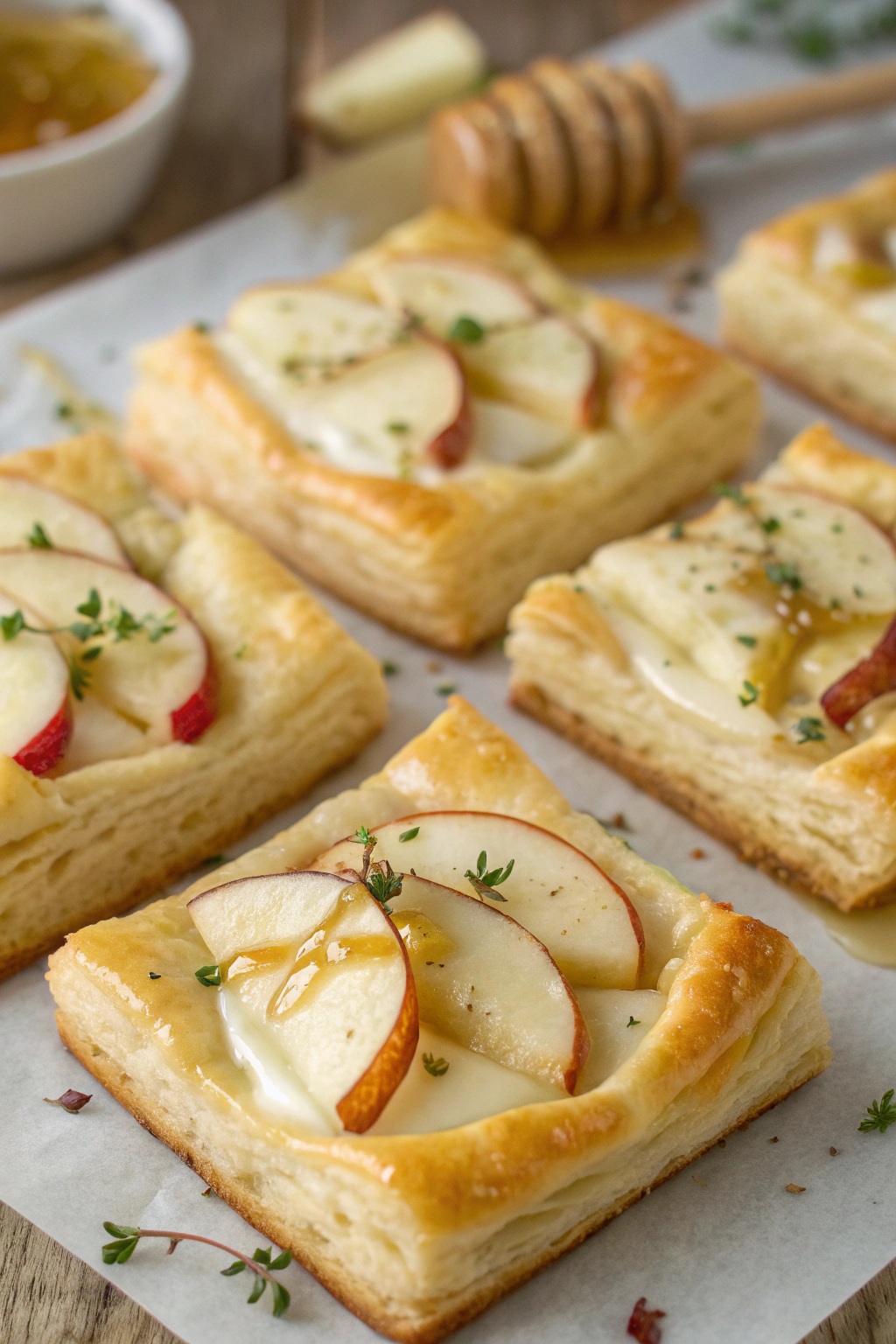 Apple and Brie Puff Pastry Bites Recipe