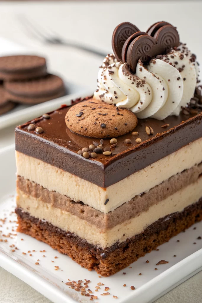 Bagel Base Chocolate and Cheese Mousse Cake