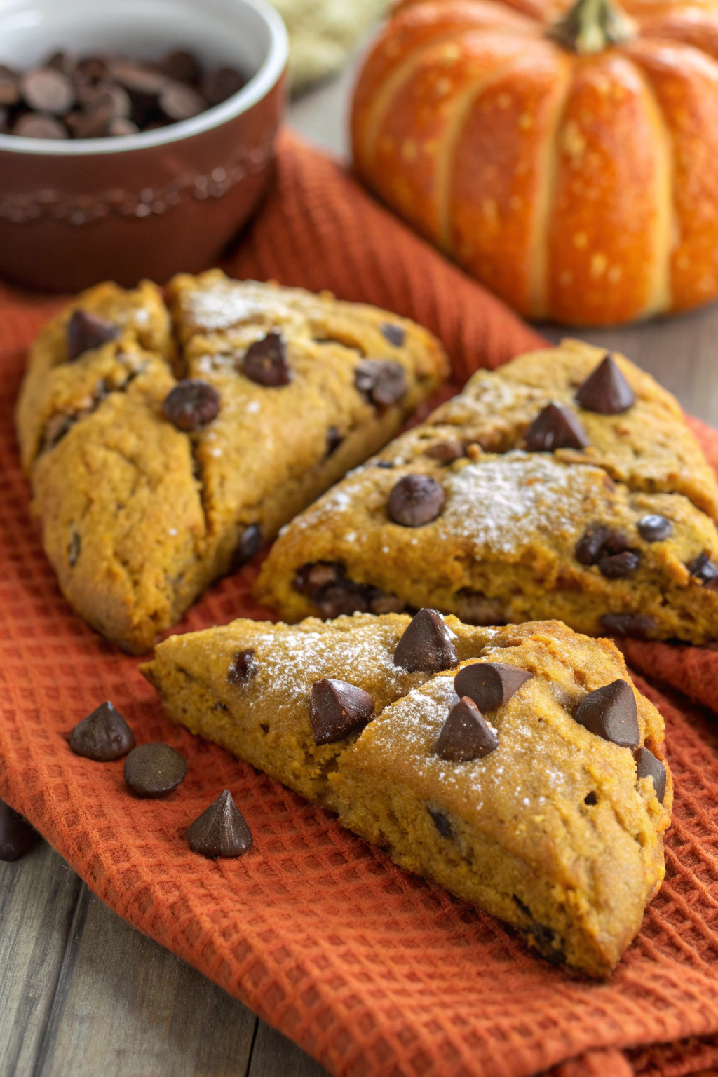Chocolate Chip Pumpkin Scones Recipe