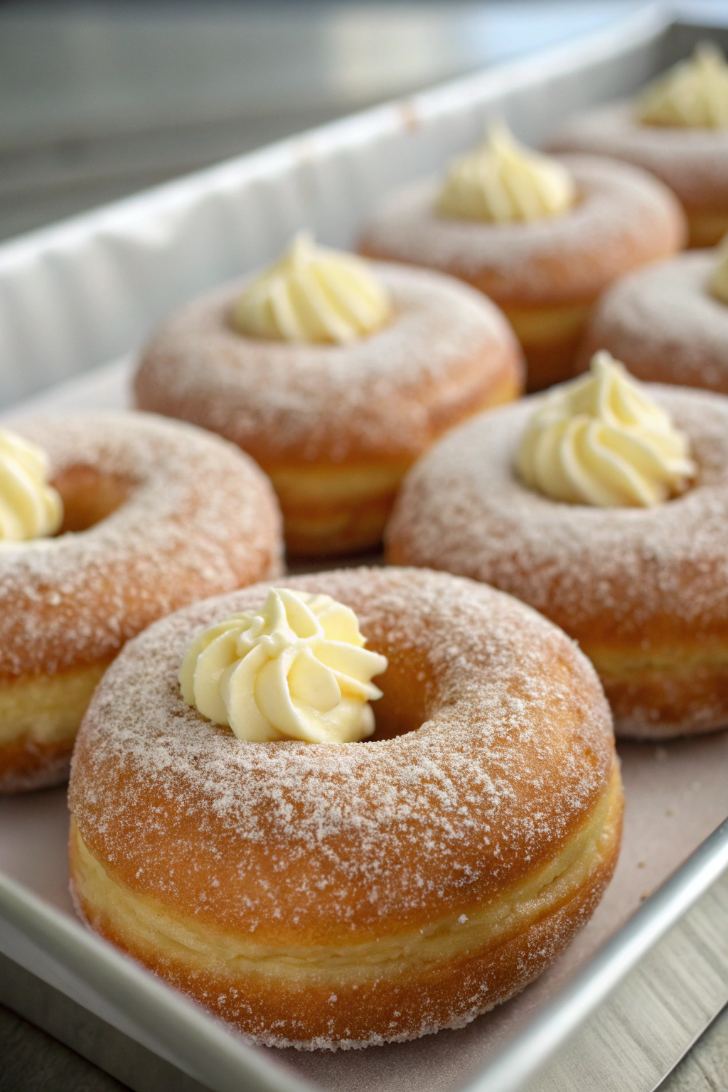 Cloud-like Vanilla Donuts Recipe