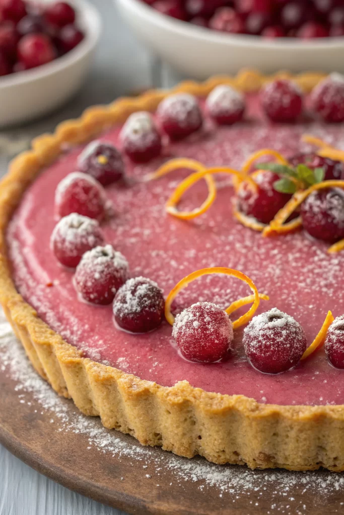 Cranberry-Orange Curd Tart Recipe