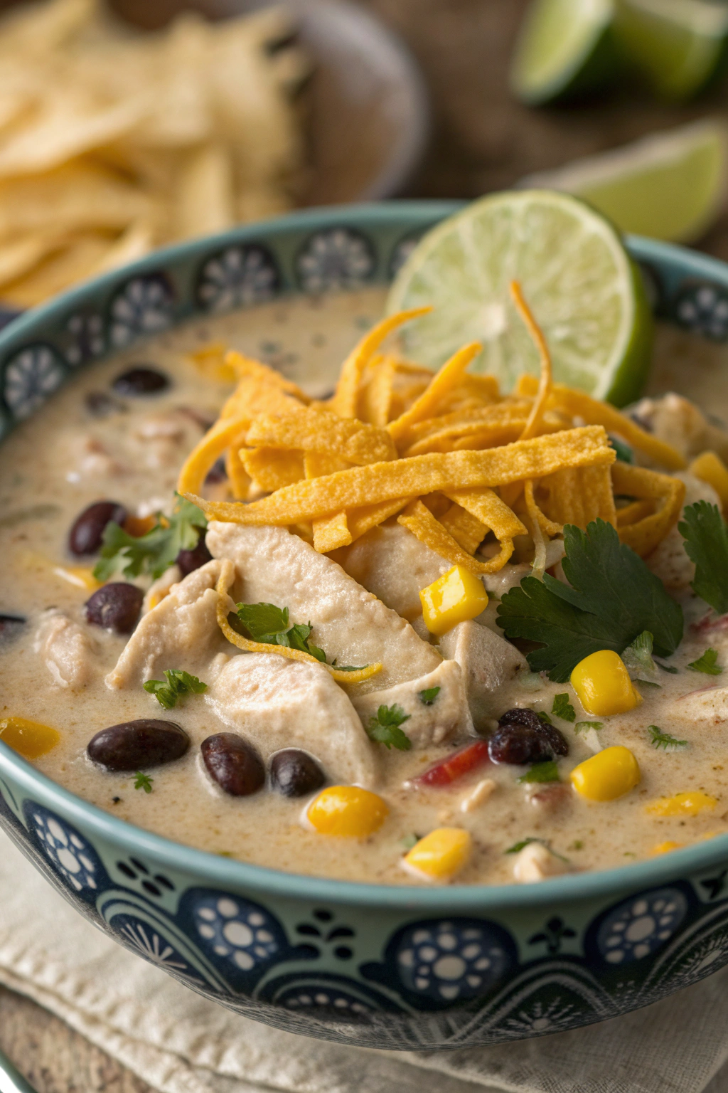 Creamy Crock Pot White Chicken Chili Recipe