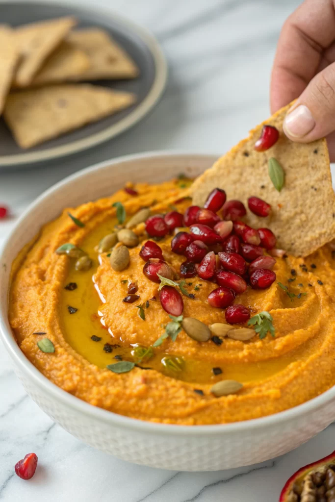 Creamy Pumpkin Hummus Recipe